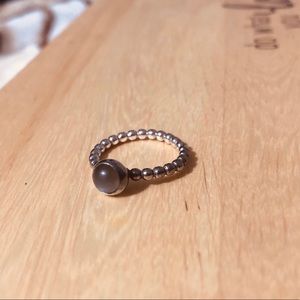 Pandora moonstone ring